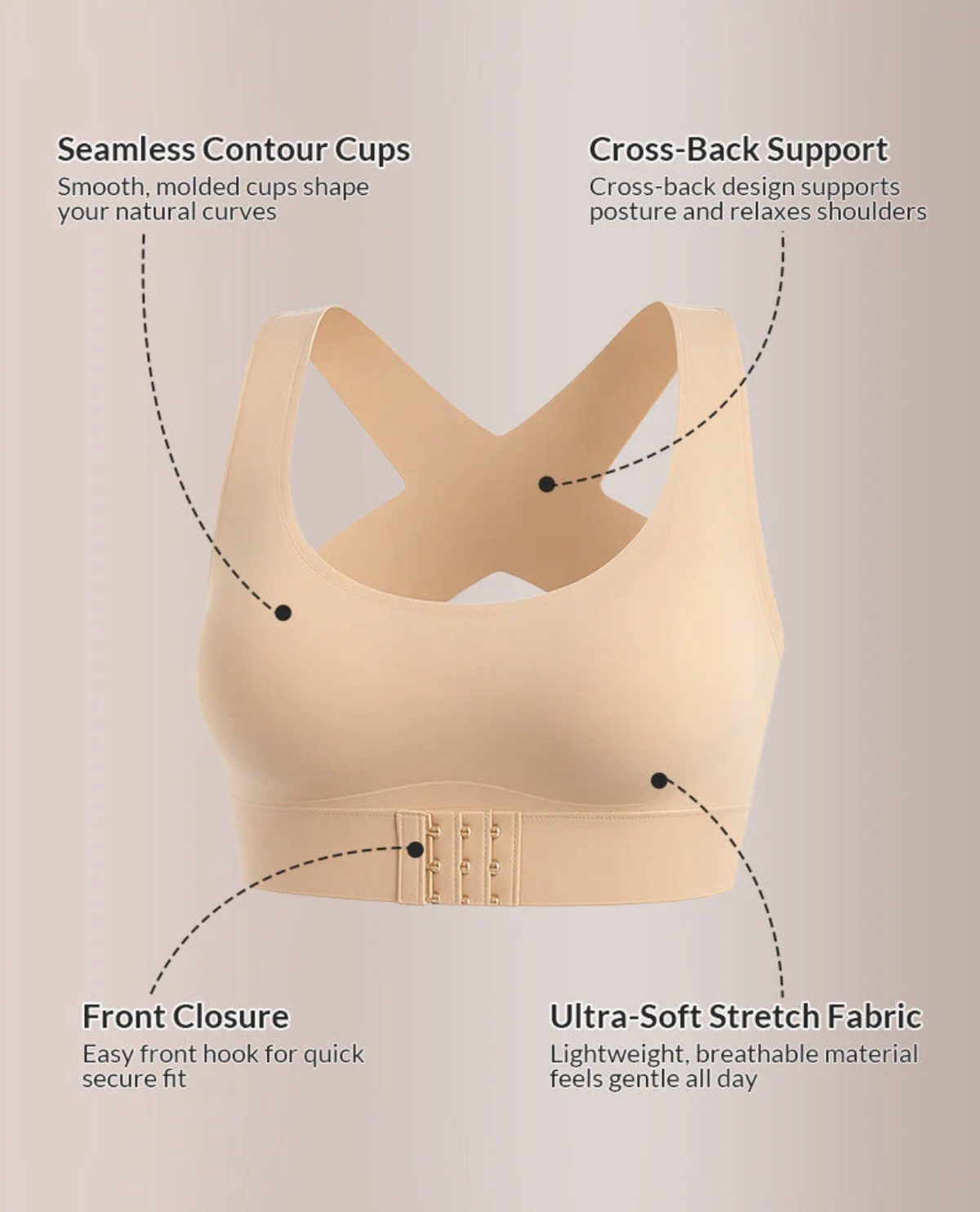 POSTURE CORRECTOR WIRELESS BRA